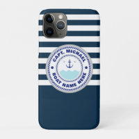 Name des personalisierten Schiffskapitäns Nautical