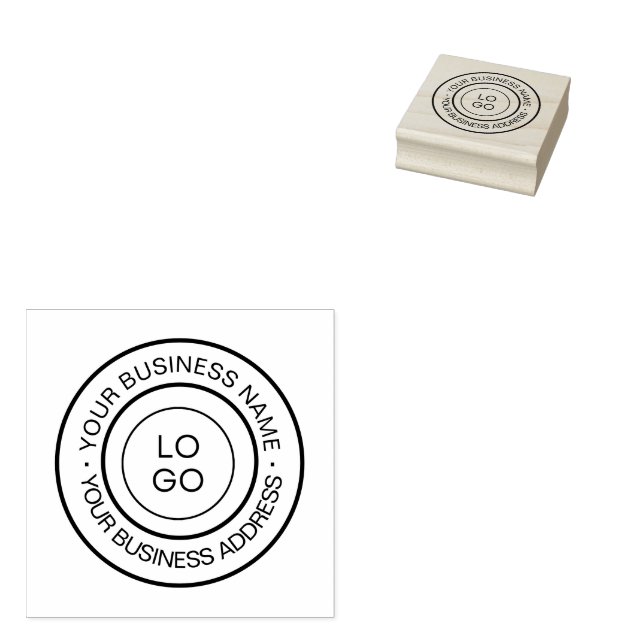 Name des personalisierten Unternehmens Gummistempel (Stempel)