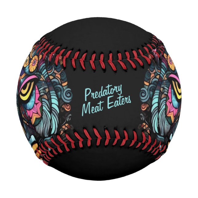 Name des phantastischen Tiger-Hauptmanns Baseball (Rückseite)