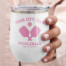 Name des Pickleball-Club-Teams Personalisiert Rosa