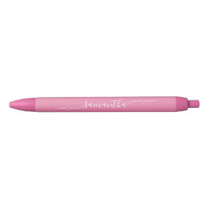 Name des Pulvers (rosa und weißes Herz) Kugelschreiber
