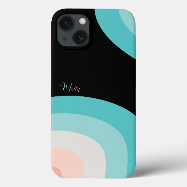 Name des Regenbogens der geometrischen Linie Case-Mate iPhone Hülle (Rückseite)