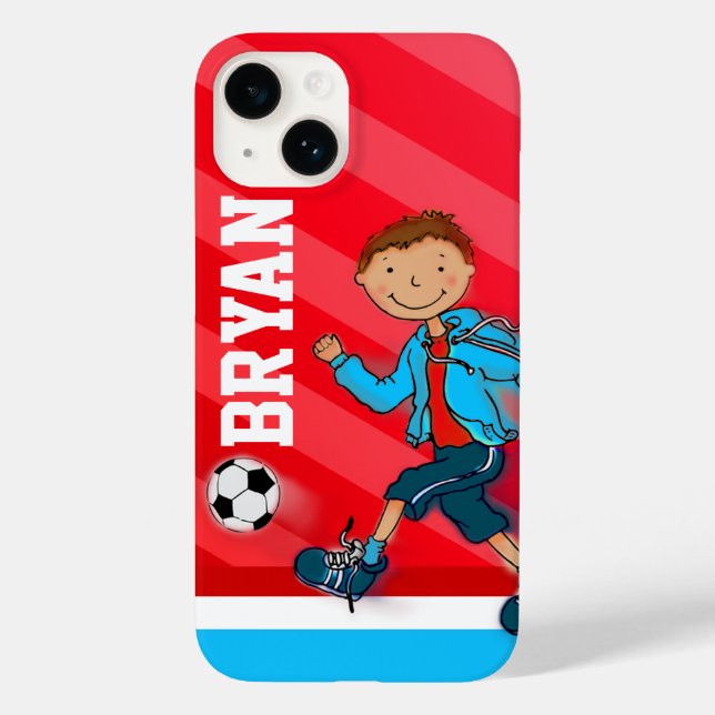 Name des roten Fußballspielers Case-Mate iPhone 14 Hülle (Rückseite)