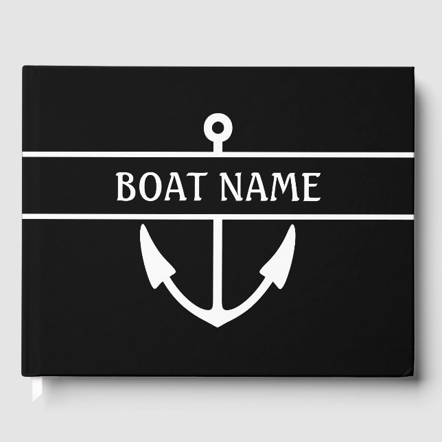 Name des Schiffes Anchor Gästebuch (Vorderseite)