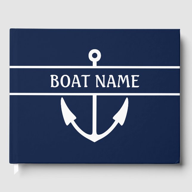 Name des Schiffes Anchor Gästebuch (Vorderseite)