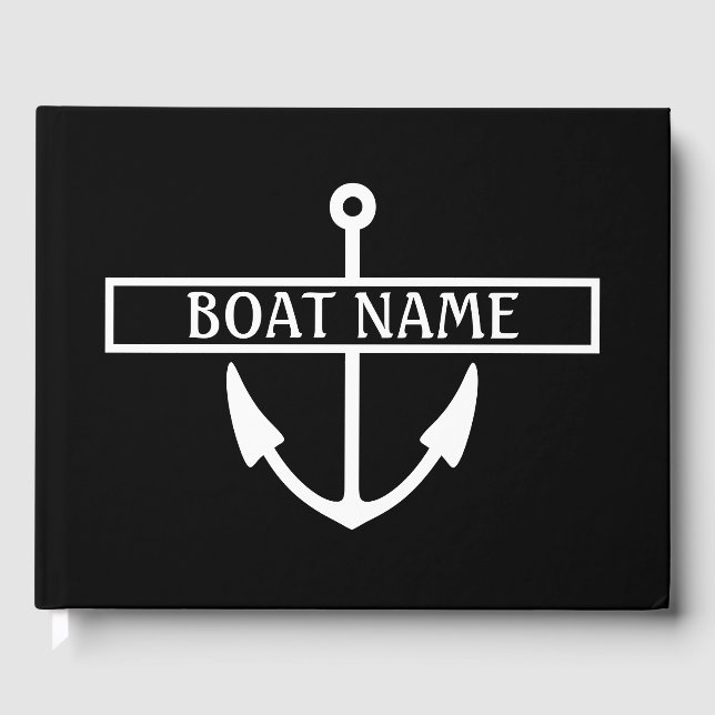 Name des Schiffes Anchor Gästebuch (Vorderseite)
