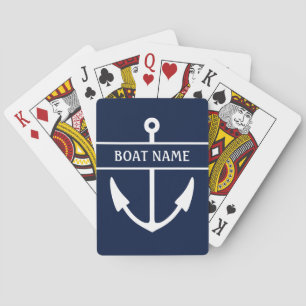 Name des Schiffes Anchor Spielkarten