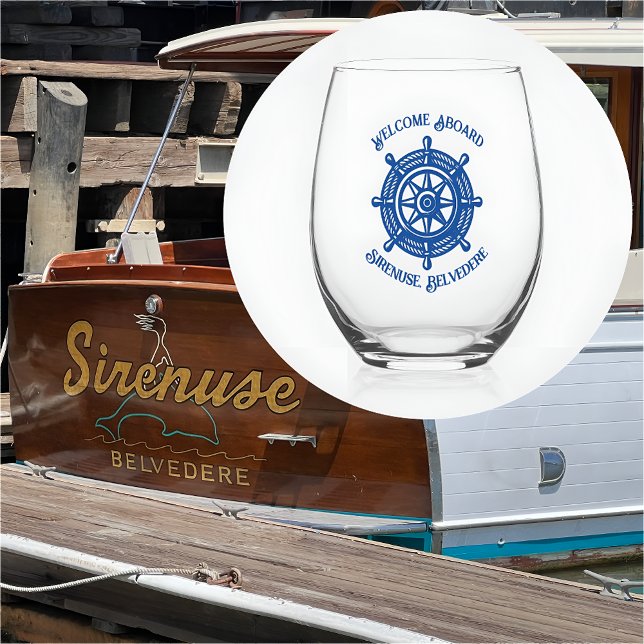 Name des Schiffes des Schiffes auf dem Rücken des  Weinglas Ohne Stiel (Von Creator hochgeladen)