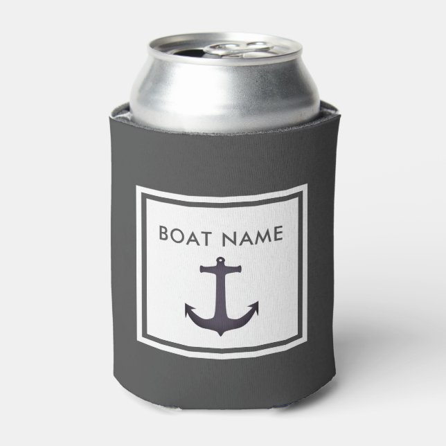 Name des Schiffes nach eigenem Namen für den Anker Dosenkühler (Kanne Vorderseite)