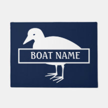 Name des Schiffs Bird Dock Mat