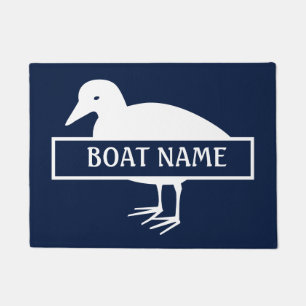 Name des Schiffs Bird Dock Mat Fußmatte