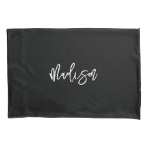 Name des Schwarz-weißen Personalisierten Monogramm