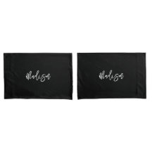 Name des Schwarz-weißen Personalisierten Monogramm