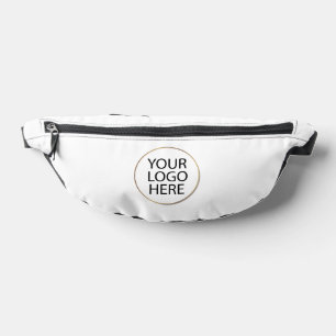 Name des Schwarz-weißen Unternehmens Bauchtasche