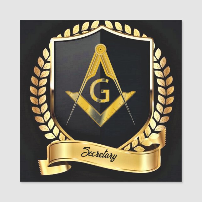 Name des Sekretärs Namensschild (Vorderseite)