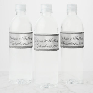 Name des Silver Glitzer Datum Skript Hochzeit