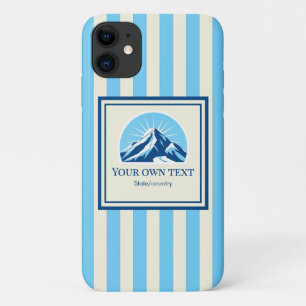 Name des Skigebiets Striped Mountain Case-Mate iPhone Hülle