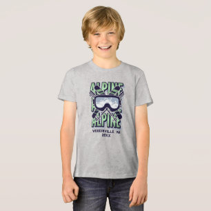 Name des Skiortes für den benutzerdefinierten Skio Tri-Blend Shirt