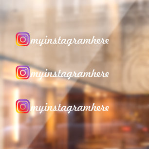 Name des Social Media-Handbuchs für ein benutzerde Fensteraufkleber