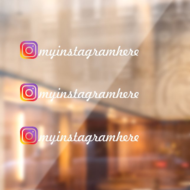 Name des Social Media-Handbuchs für ein benutzerde Fensteraufkleber (Blatt 2)