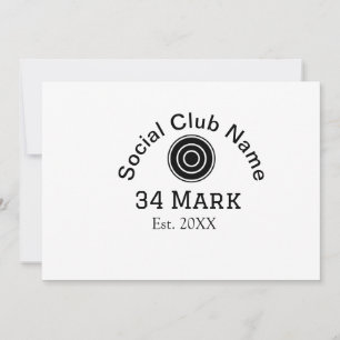 Name des sozialen Clubs hinzufügen Name des Mannsc Einladung