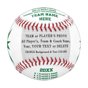 Name des Spielers, Personalisiert, FOTO BASEBALL