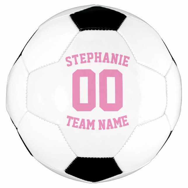 Name des Spielers und Name des Teams Fußball (Vorderseite)