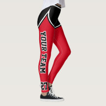 Name des Sportteams Schwarze rote Punktschilder