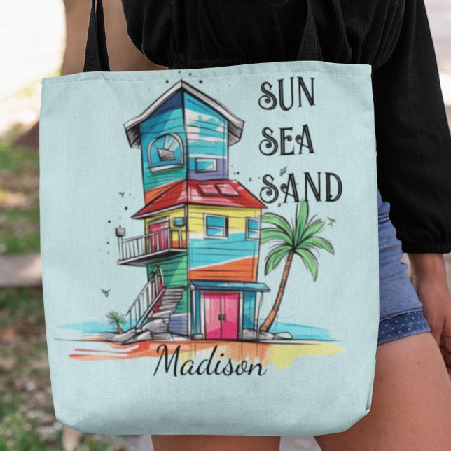 Name des Sun Sea Sand Beach House Tasche (Von Creator hochgeladen)