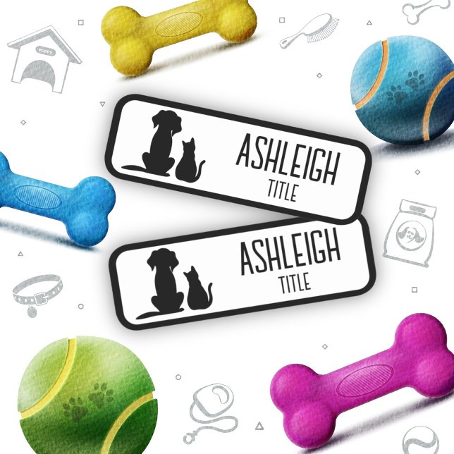 Name des Tieres Namensschild (Von Creator hochgeladen)