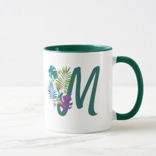 Name des tropischen Paradieses Monogrammes Tasse