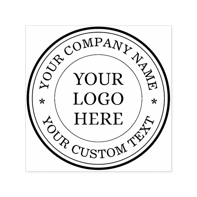Name des Unternehmens für das berufliche Firmenlog Permastempel (Design)