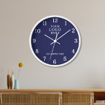 Name des Unternehmens für Firmenlogo Navy Uhr<br><div class="desc">Wall Uhren mit Firmenlogo machen einzigartige Werbegeschenke für Unternehmen. Personalisieren Sie Ihre Bestellung mit Ihrem Firmennamen und Logo. Die Logouhren sind auch ein großes Dankeschön an die Mitarbeiter.</div>