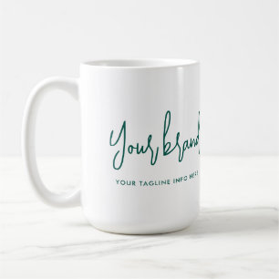 Name des Unternehmens für moderne Skriptmarken Kaffeetasse
