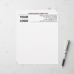 Name des Unternehmens - Muster Briefbogen