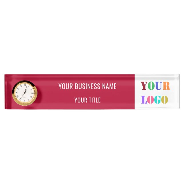 Name des Unternehmens Name des Colour Desk Name Pl Namensplakette (Vorderseite)