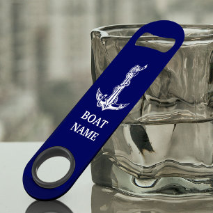 Name des Vintagen Ankerboots Speed Flaschenöffner