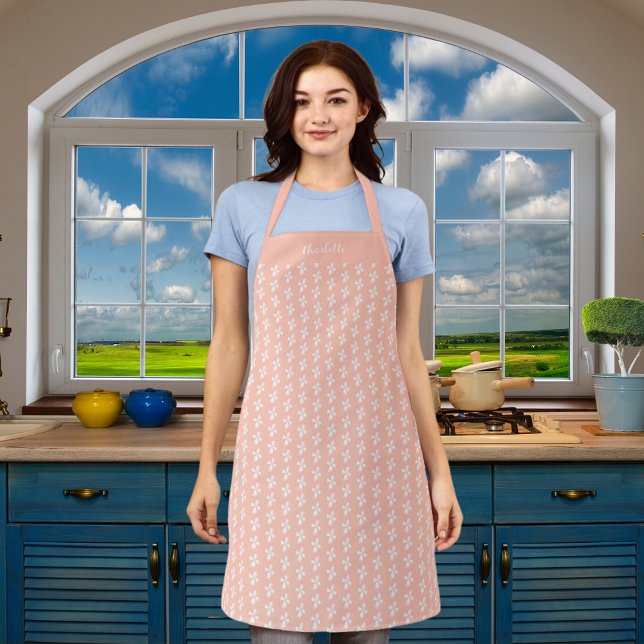 Name des weißen Blumenmusters Schürze (Von Creator hochgeladen)