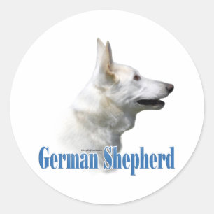 Name des Weißen Hirten - Aufkleber