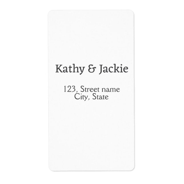 Name des weißen Pärchens Stadt Staat (Vorne)