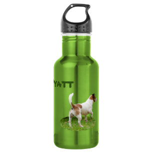 Name des Wyatt mit Fox Terrier, Wasserflasche