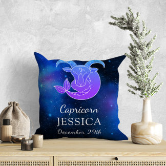 Name des Zodiac-Zeichens Capricorn-Geschenkkissen Kissen