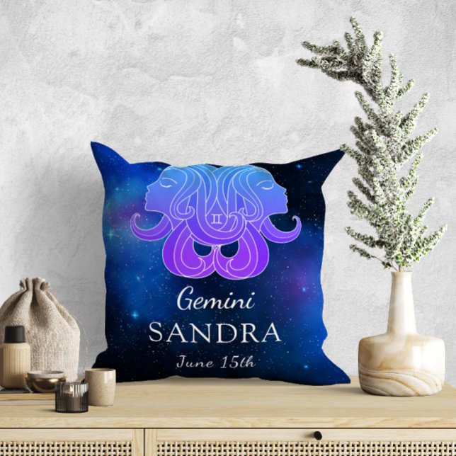 Name des Zodiac-Zeichens Gemini Geschenkkissen Kis Kissen (Von Creator hochgeladen)
