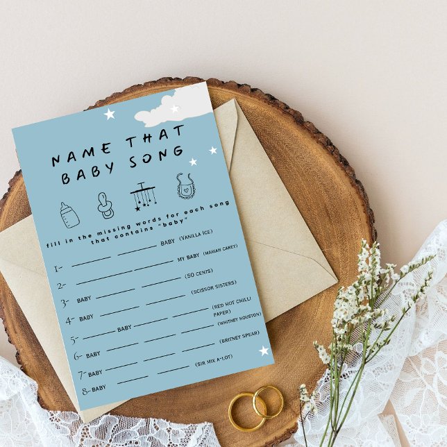 Name dieses Babyliedes Rustikale Minimal Baby Dusc Einladung (Von Creator hochgeladen)