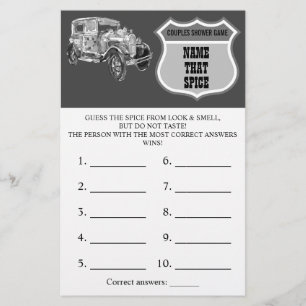 Name dieses Gewürzes   Hochzeitskarosserieduschkar Flyer