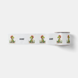Name Dino Ribbon Satinband