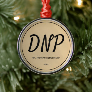 Name DNP Abschluss Ornament Aus Metall