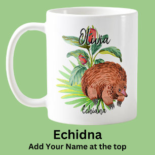 Name Echidna Australian Animal hinzufügen Kaffeetasse