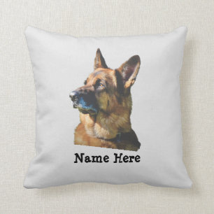 Name Eigenes Foto Text Deutscher Hirtenhund ändern Kissen