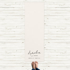 Name Einfache moderne Minimalistische Yoga Mat Yogamatte